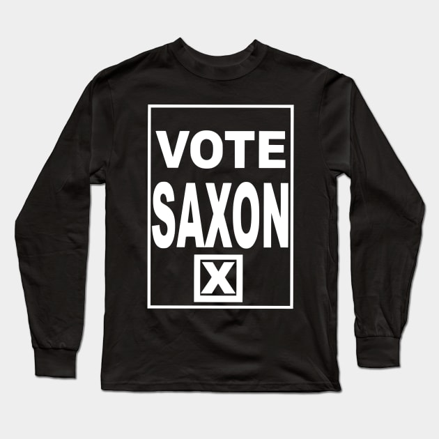 Vote Saxon Long Sleeve T-Shirt by Tannim